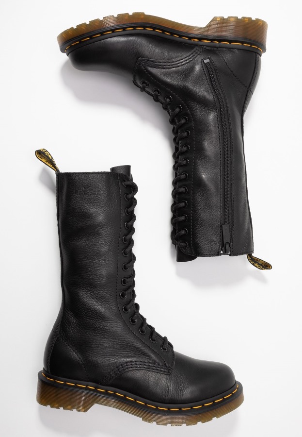 Dr.martens Norge Virginia Snørestøvler Svart