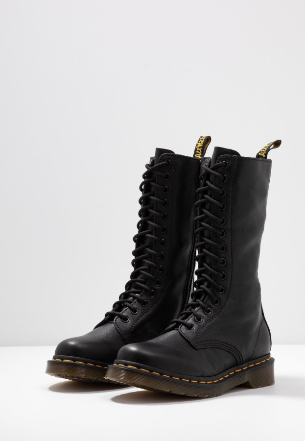 Dr.martens Norge Virginia Snørestøvler Svart