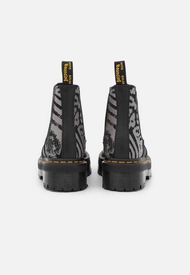 Svarte Backhand Dr.martens Norge 2976 Quad Platform Ankelstøvletter