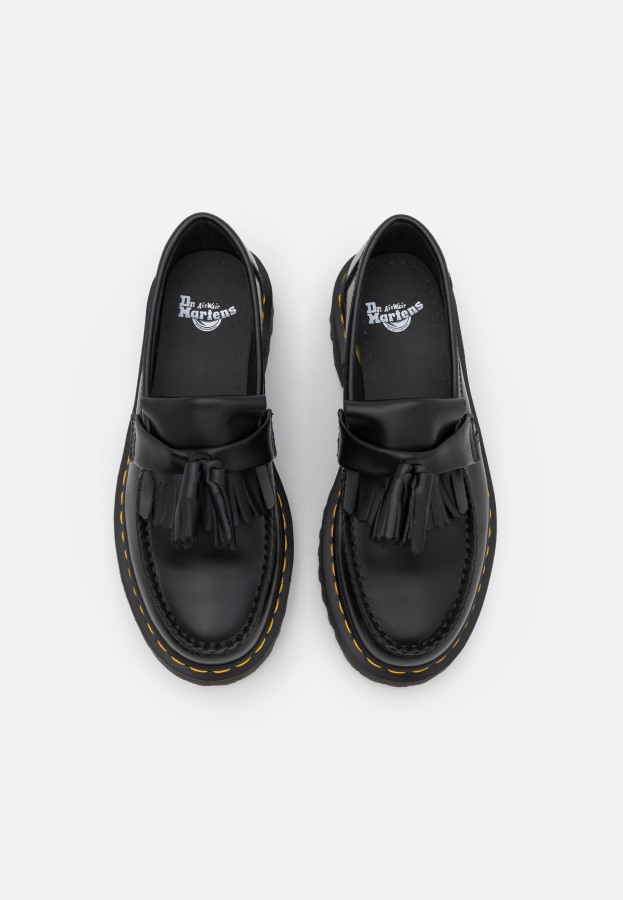 Svart Dr.martens Norge Adrian Bex Glatt Unisex Slip Ons