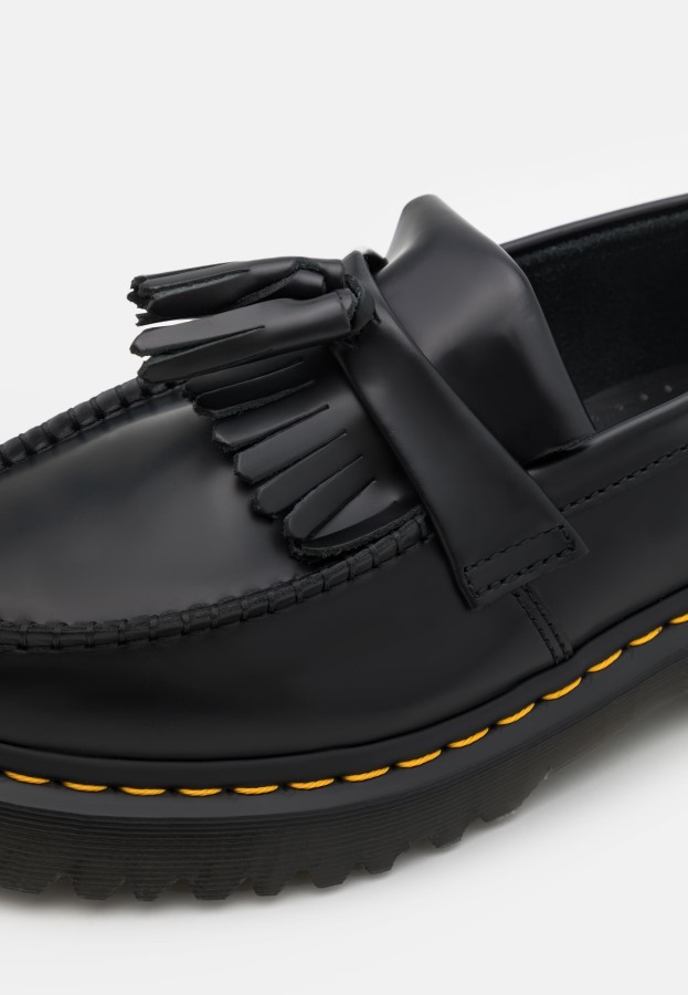 Svart Dr.martens Norge Adrian Bex Glatt Unisex Slip Ons