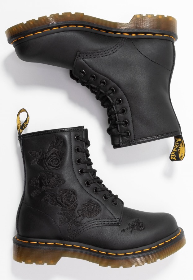 1460 Vonda Mono Lace Up Ankel Boots Dr.martens Norge Black
