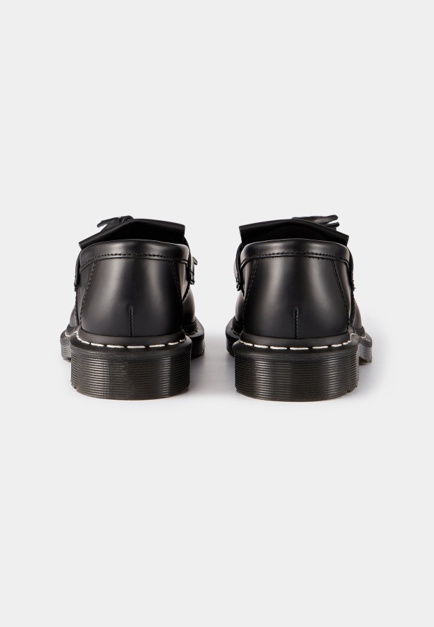 Dr.martens Norge Adrian Unisex Slip Ons Sort Glatt