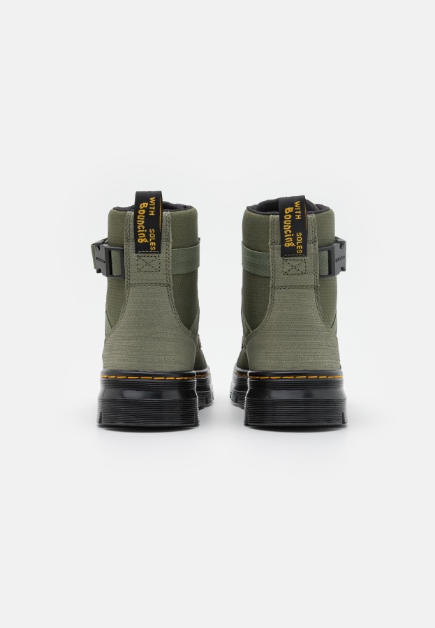 Khakigrønn Dr.martens Norge Combs Tech Unisex Ankelstøvletter Med Snøring