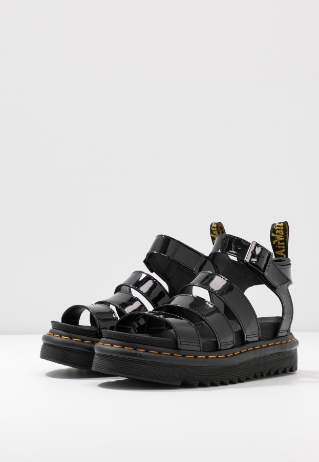 Sorte Dr.martens Norge Blaire Platåsandaler