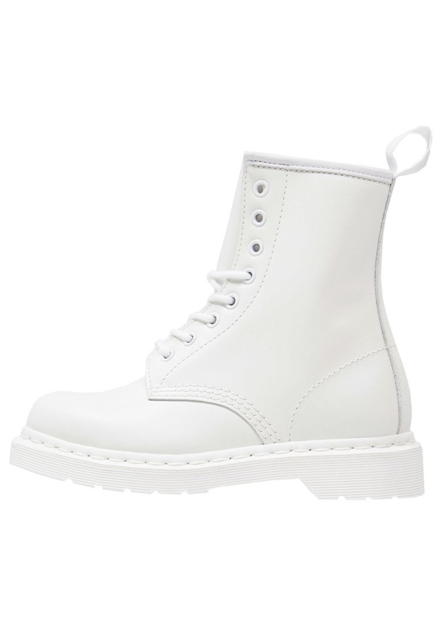 1460 Mono Boot Snøre Ankelstøvletter Dr.martens Norge Hvit