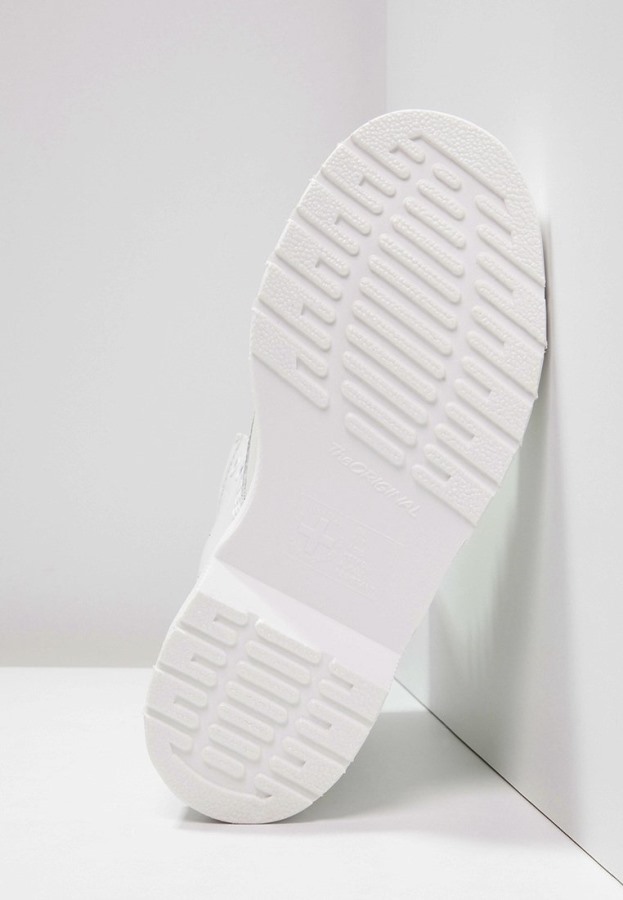 1460 Mono Boot Snøre Ankelstøvletter Dr.martens Norge Hvit