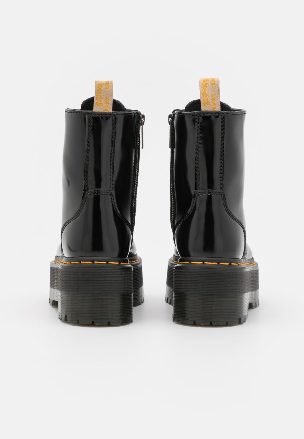 Vegansk Jadon Max Platform Ankelstøvletter Dr.martens Norge Black Oxford