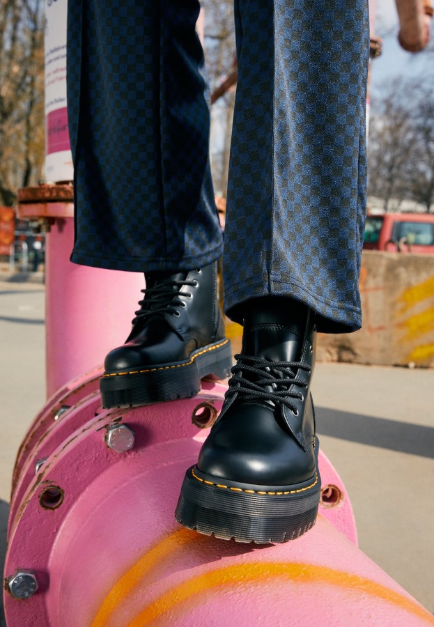 Dr.martens Norge Jadon Platform Ankelstøvletter Svart