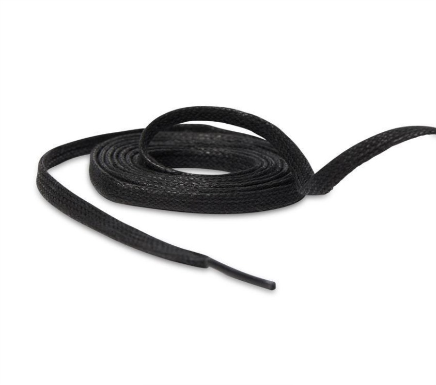 140cm Flatvoksede Lisser Dr.martens Norge Sort