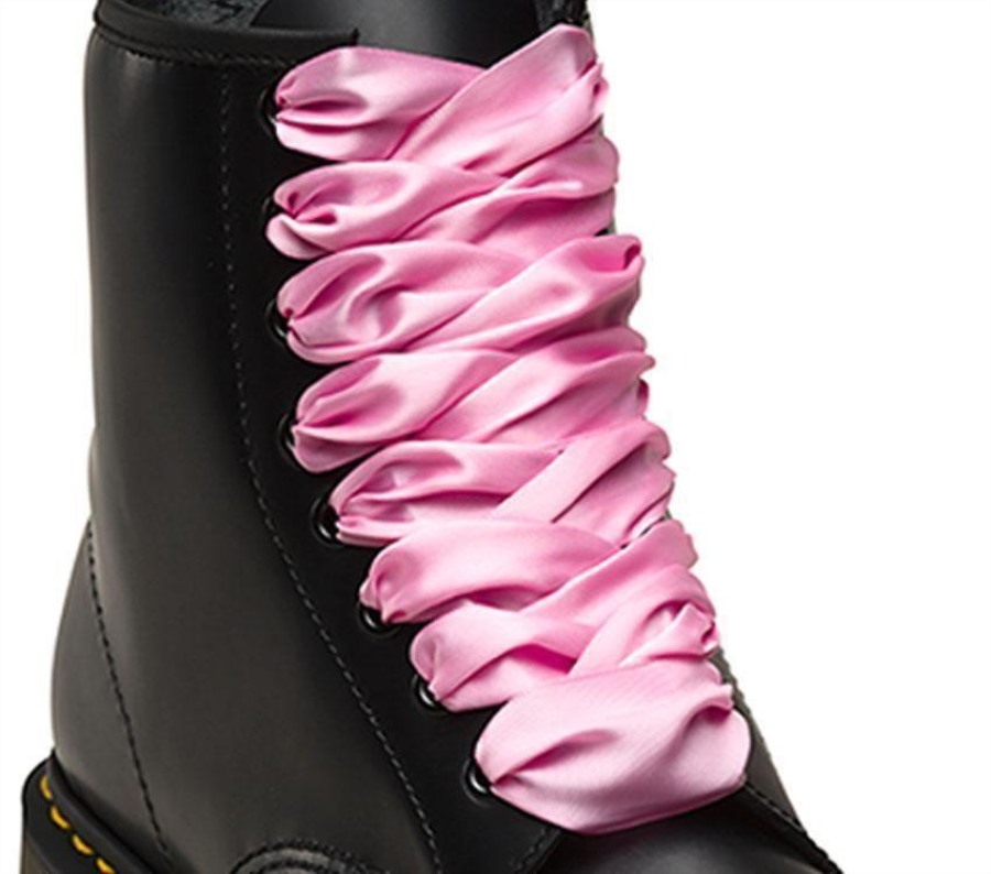 Dr.martens Norge 140cm Bånd Lisser (8 10 øye) Rosa