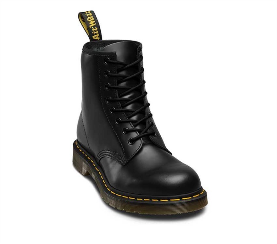 Dr.martens Norge 140cm Runde Lisser (8 10 øye) Sorte Runde