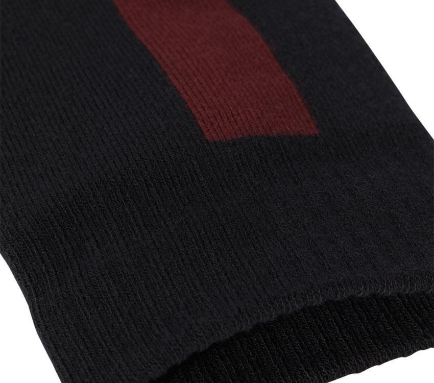 Den Doble Doc Vinteriserte Sokken Dr.martens Norge Svart-kirsebærrød