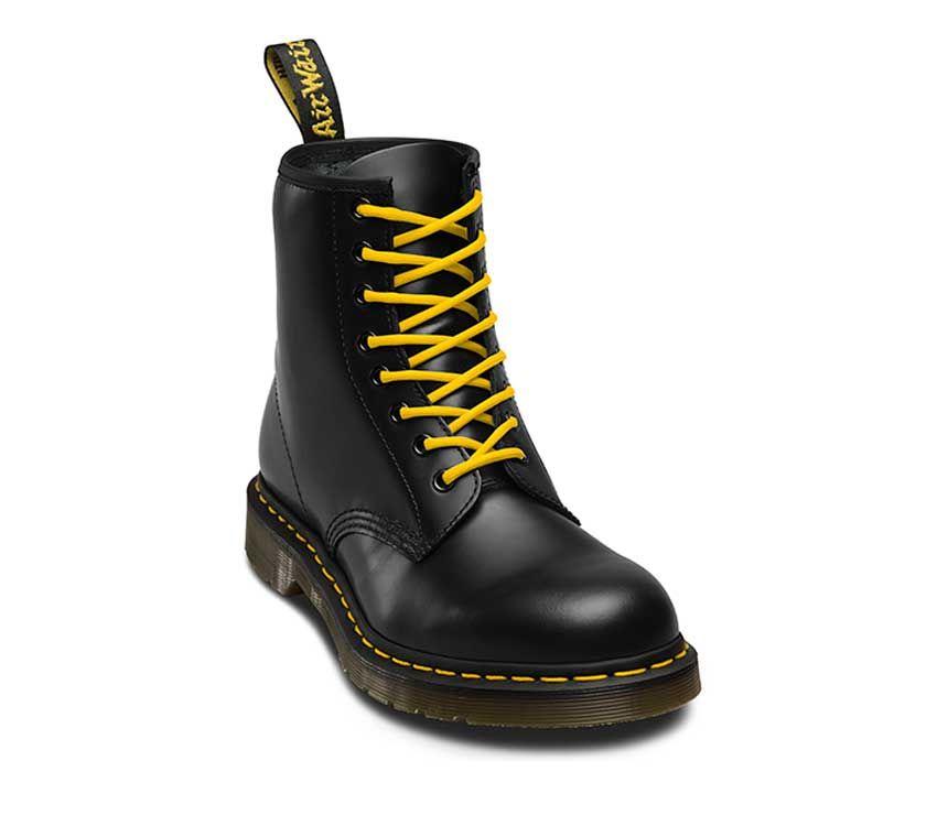 Gule Runde Dr.martens Norge 140cm Runde Lisser (8 10 øye)