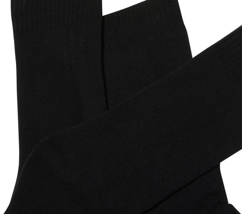 Dr.martens Norge Dobbel Doc Sokk 3pk Sort Bomullsblanding