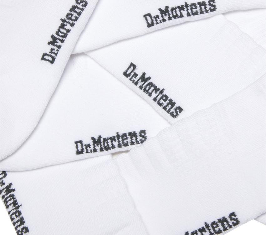 Hvit Bomullsblanding Dr.martens Norge Short Double Doc 3pk