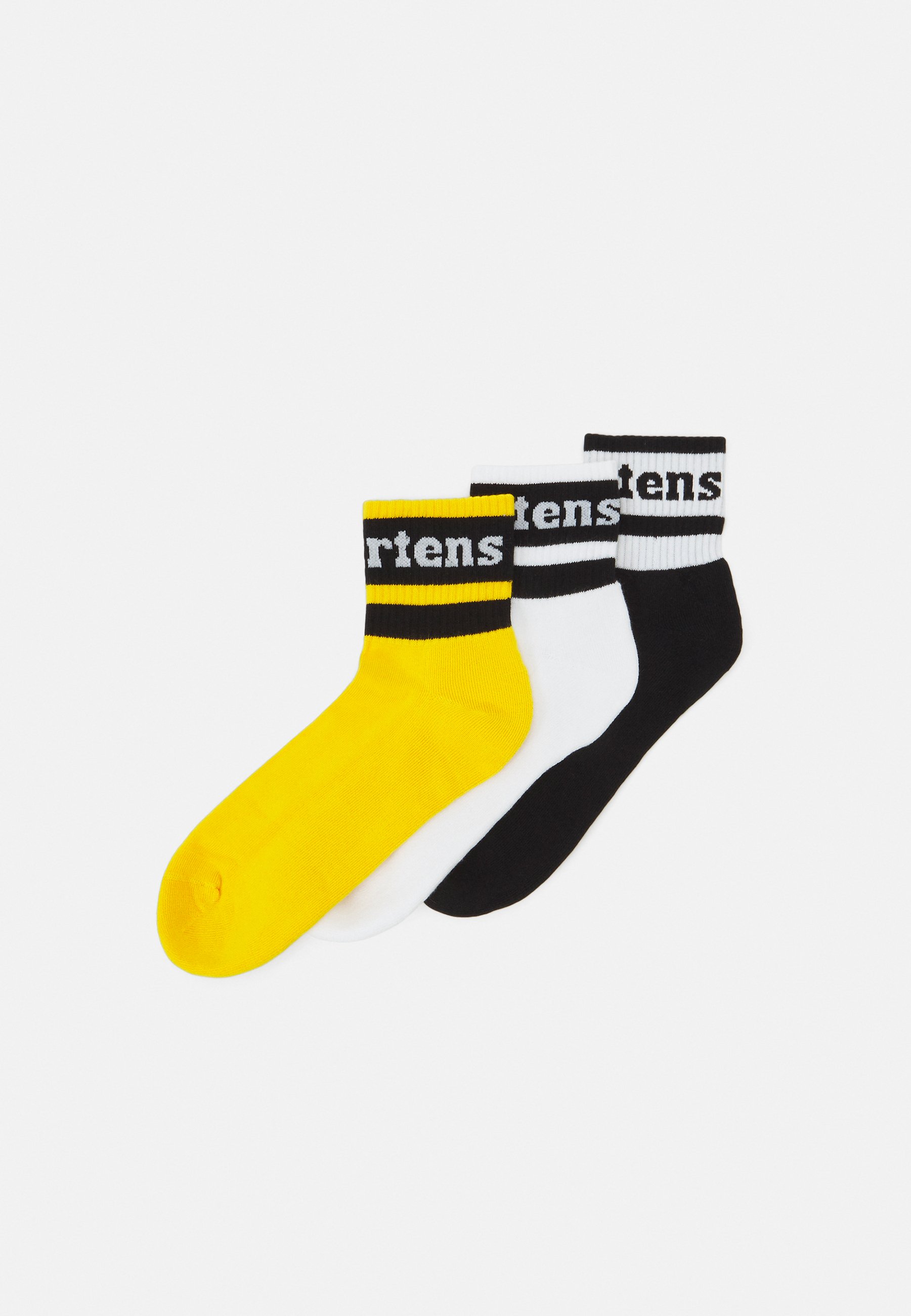 Sorte Dr.martens Norge Korte Atletiske Unisex 3-pack Sokker