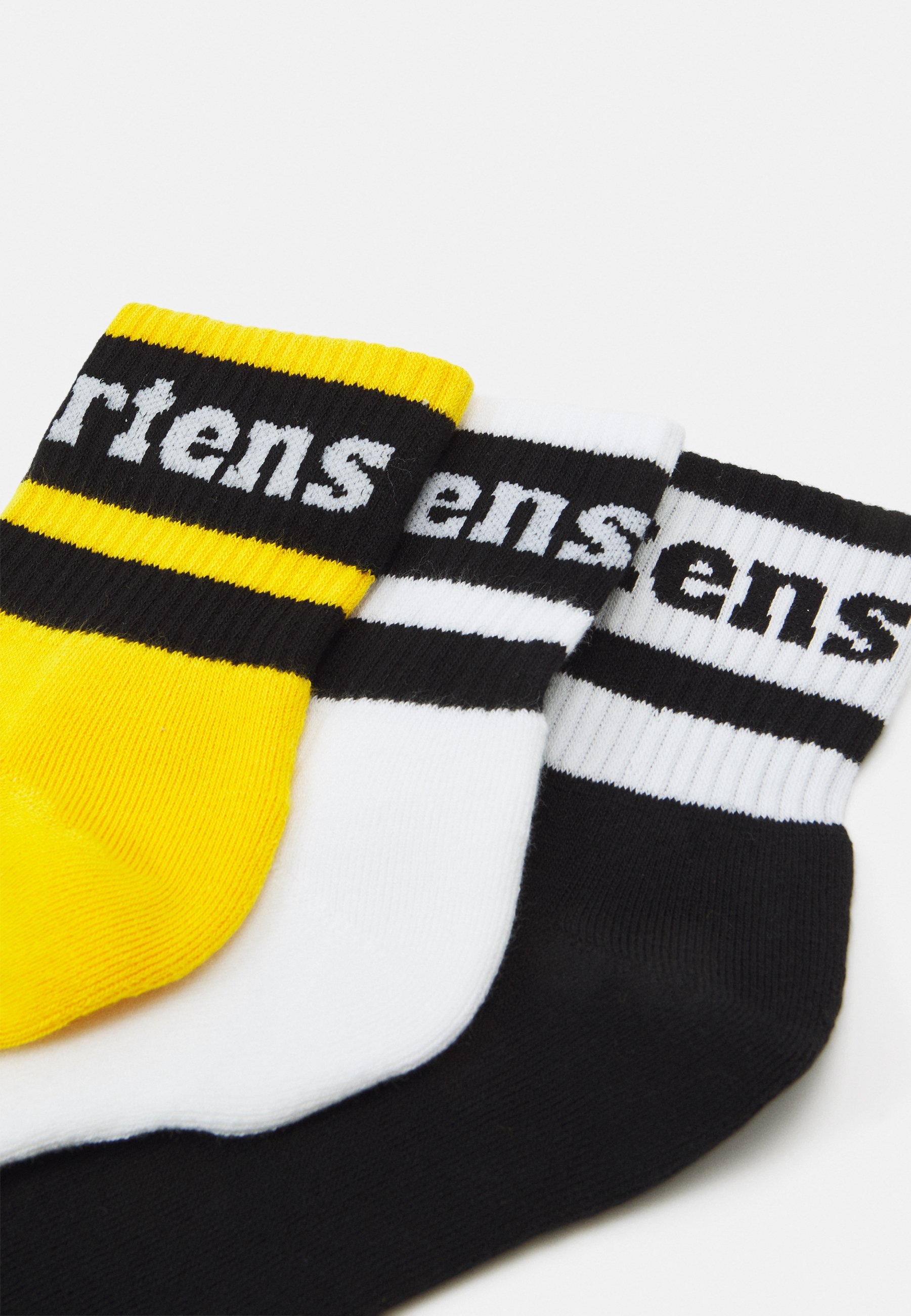 Sorte Dr.martens Norge Korte Atletiske Unisex 3-pack Sokker