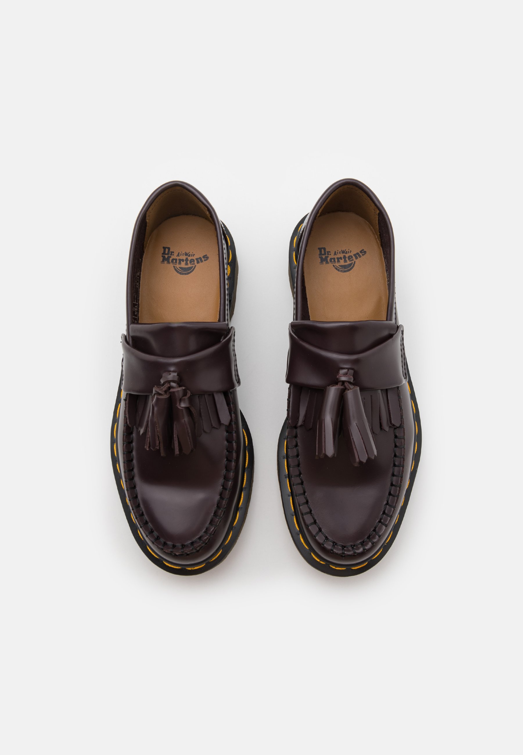 Adrian Unisex Slip Ons Dr.martens Norge Old Burgunder Glatt