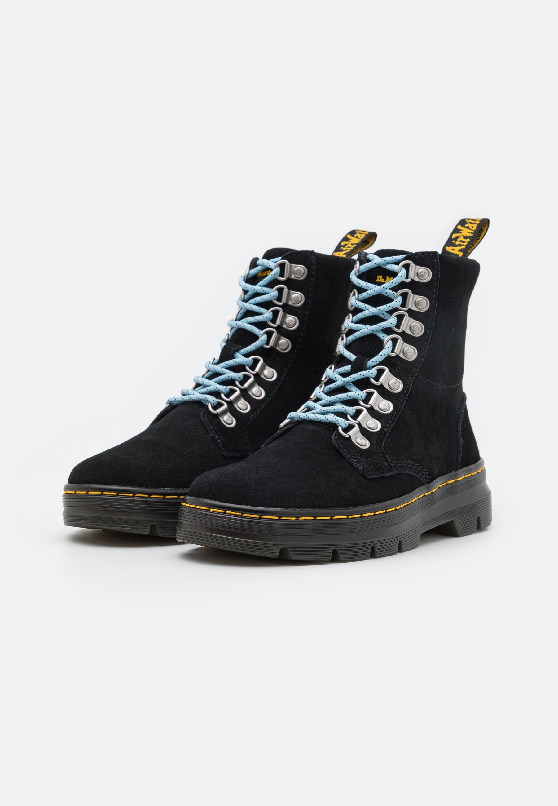 Sorte Dr.martens Norge Combs Unisex Ankelstøvletter Med Snøring