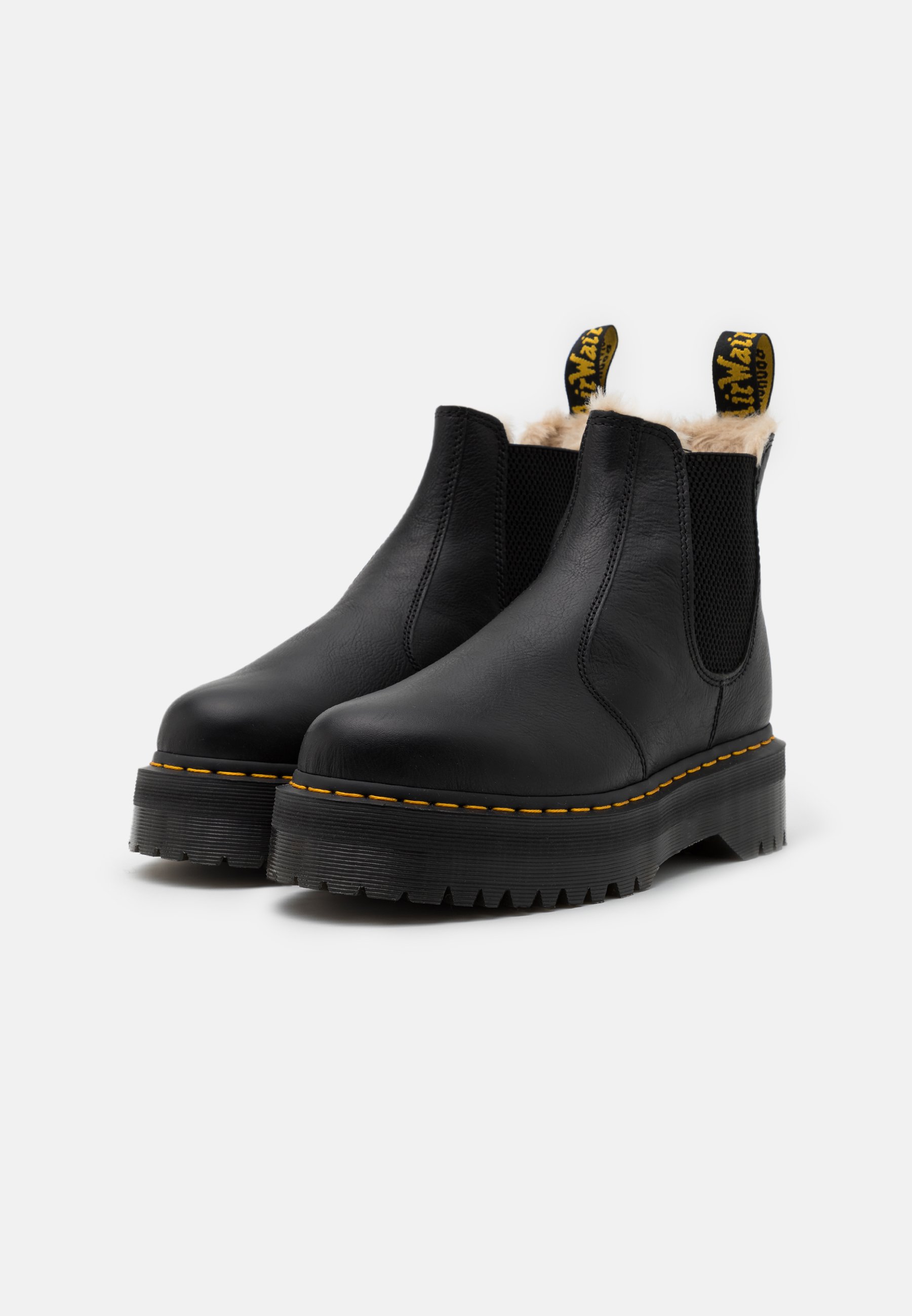Dr.martens Norge 2976 Quad Platform Ankelstøvletter Svart