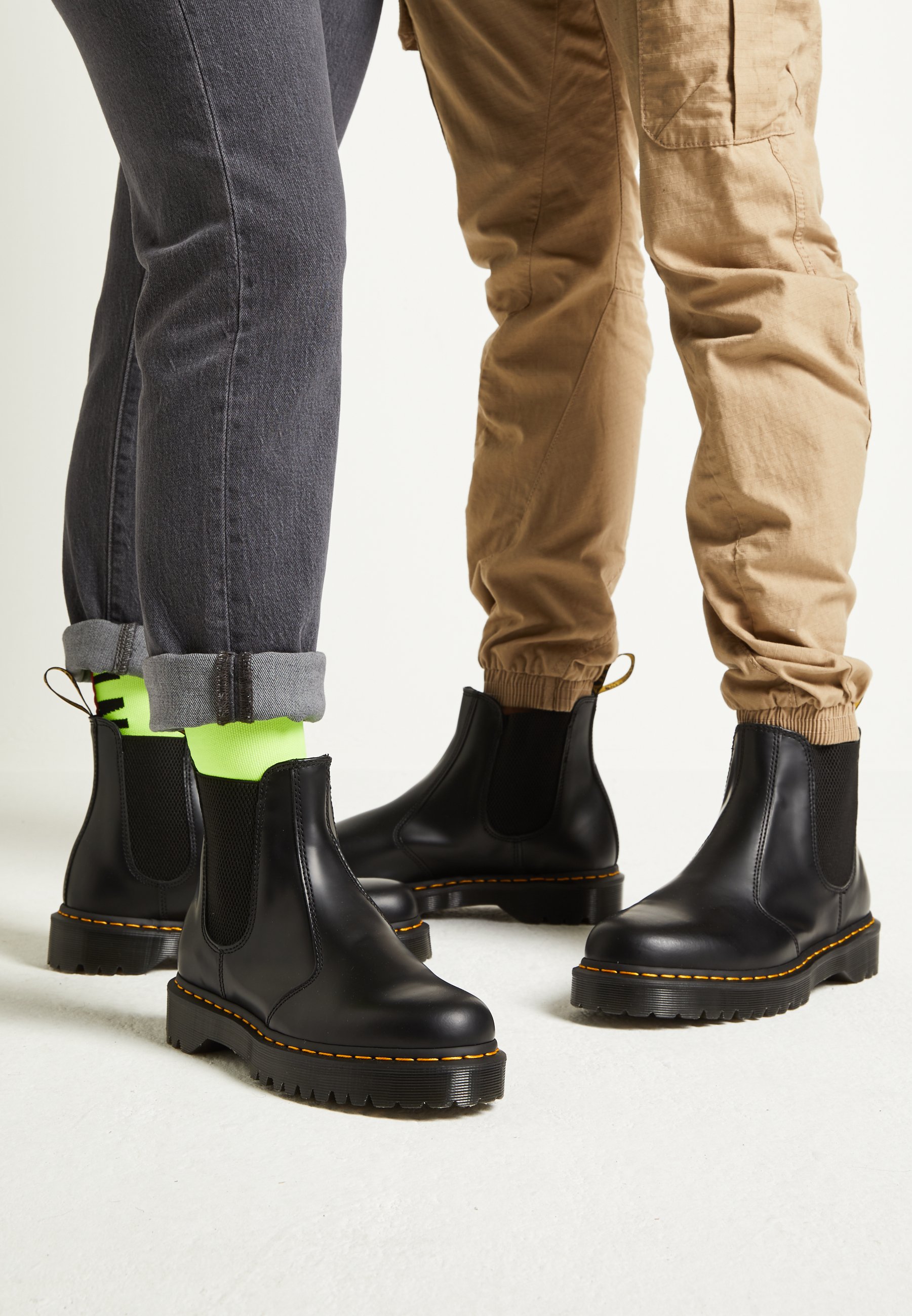 Sort Glatt Dr.martens Norge 2976 Bex Klassiske Ankelstøvletter