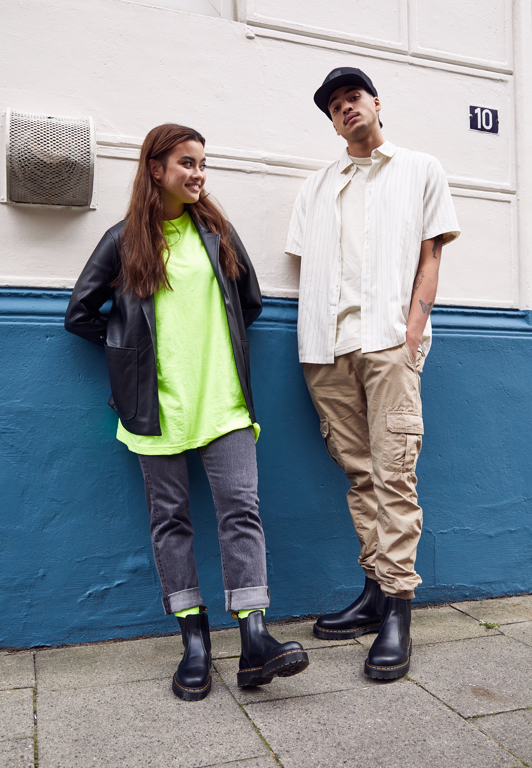 Sort Glatt Dr.martens Norge 2976 Bex Klassiske Ankelstøvletter