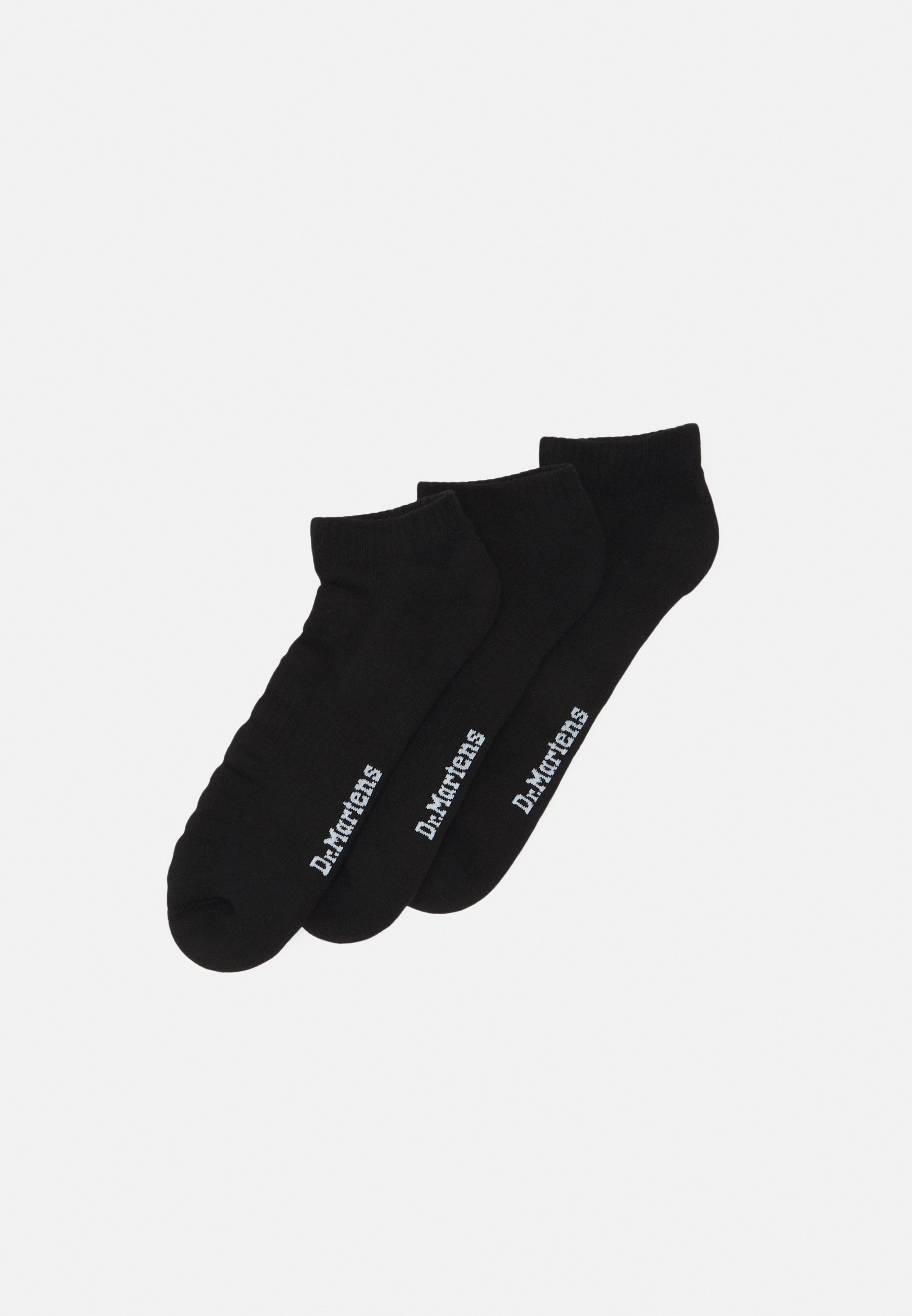 Dr.martens Norge Short Double Doc 3 Pack Unisex Sokker Sort Blanding