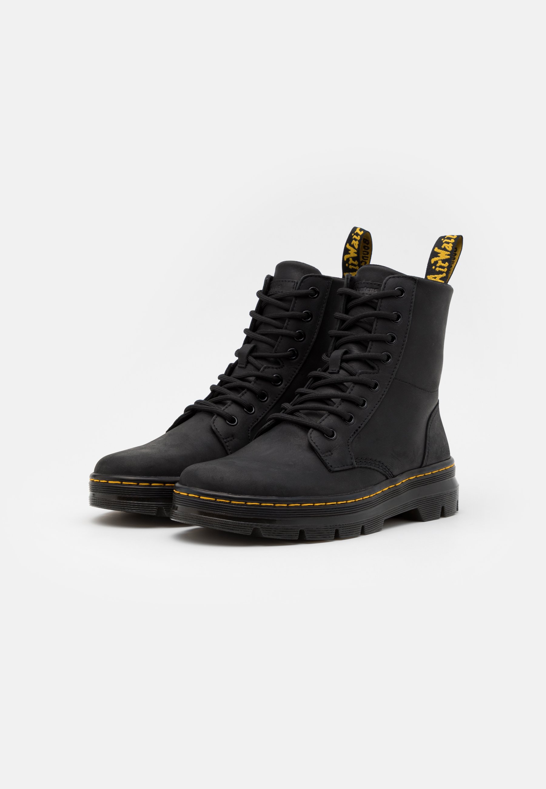 Dr.martens Norge Combs Ankelstøvletter Med Snøre Svart