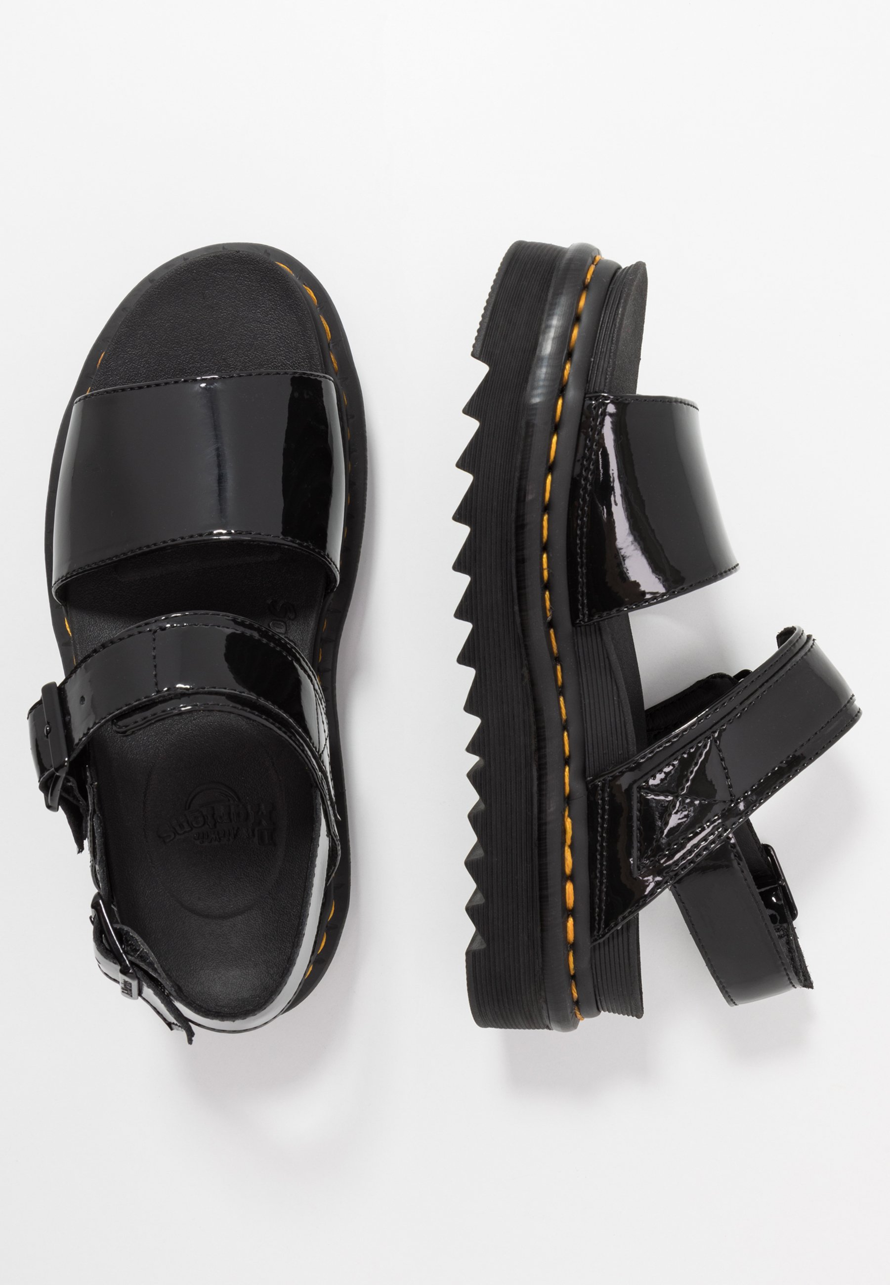 Voss Platåsandaler Dr.martens Norge Svart