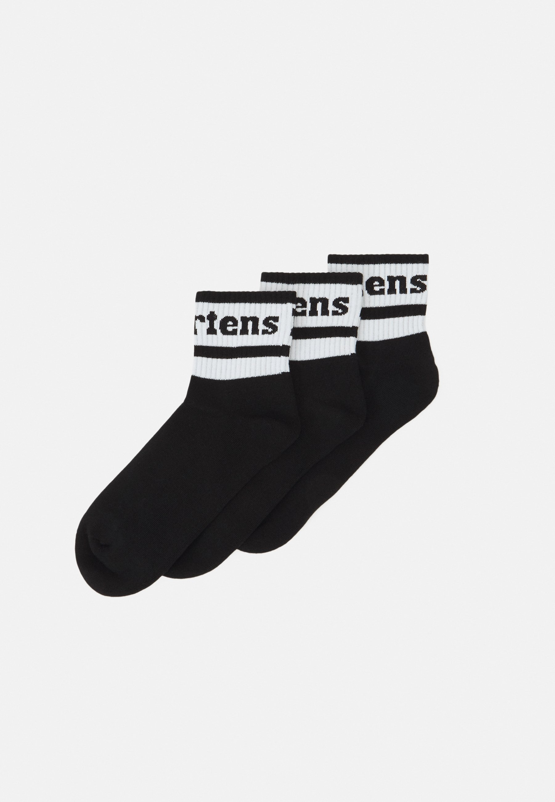 Dr.martens Norge Short Atletic Unisex 3 Pack Sokker Sorte