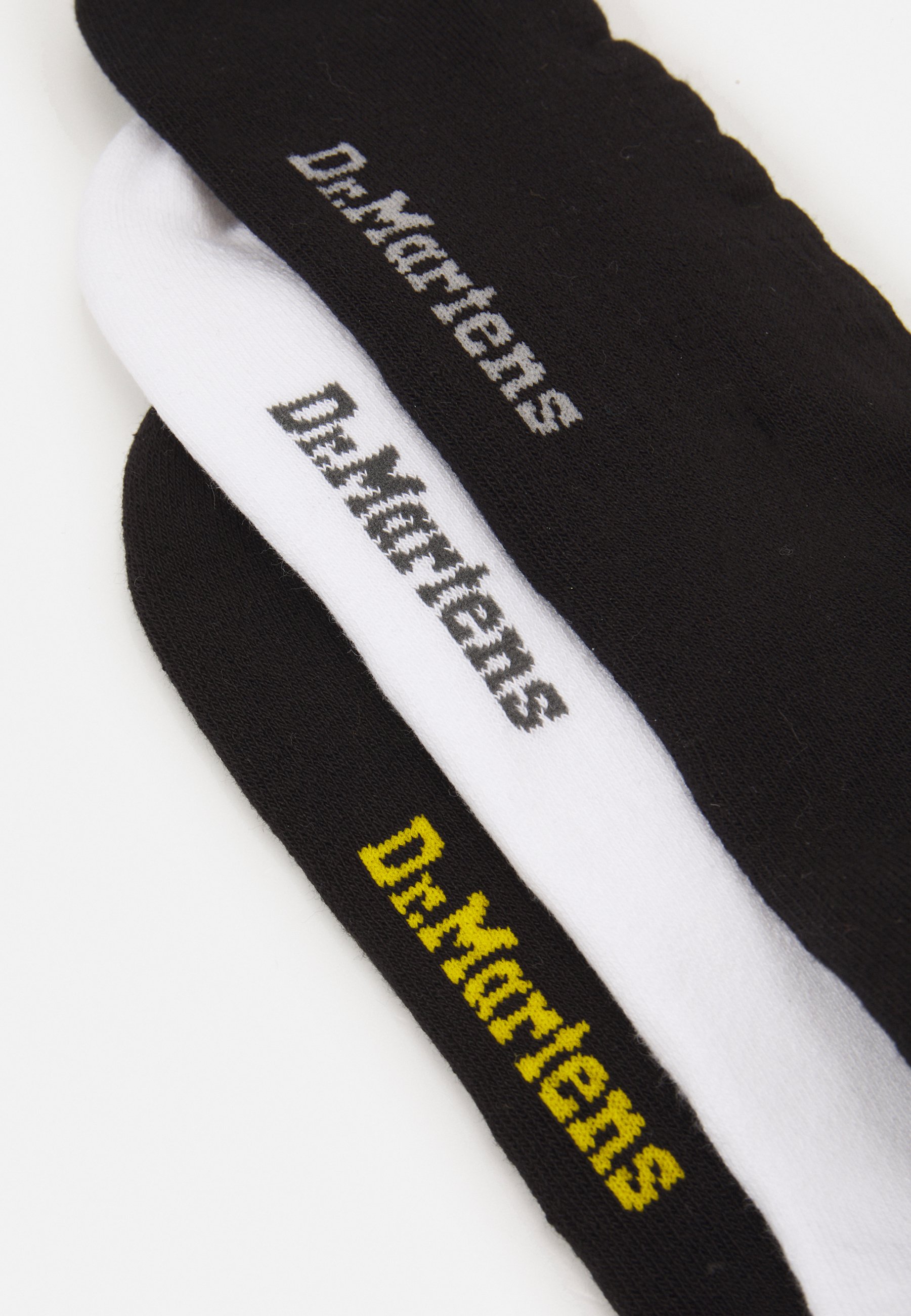 Dobbel Doc 3 Pakk Unisex Sokker Dr.martens Norge Svart