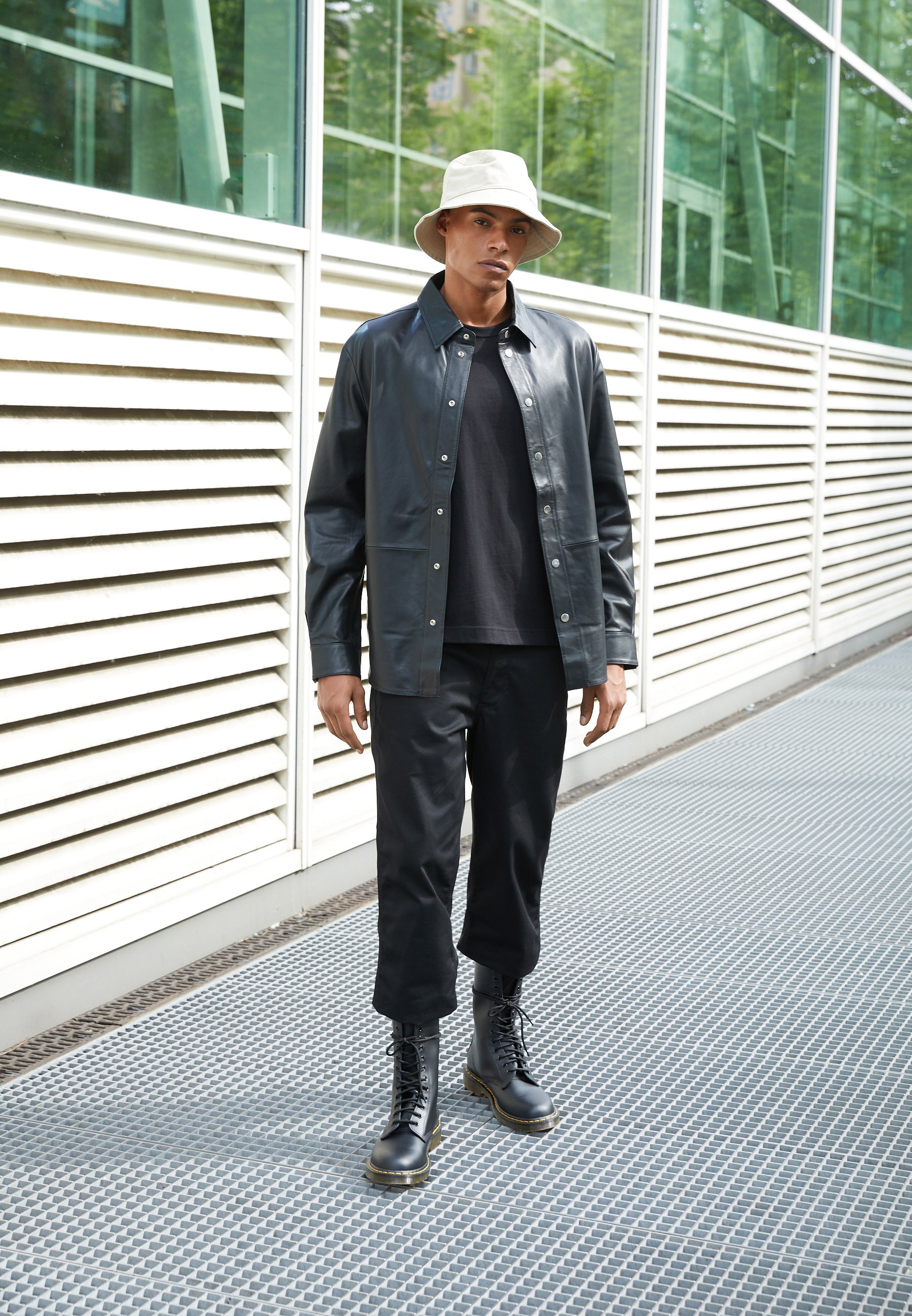 Dr.martens Norge 1914 Snørestøvletter Sort Glatte