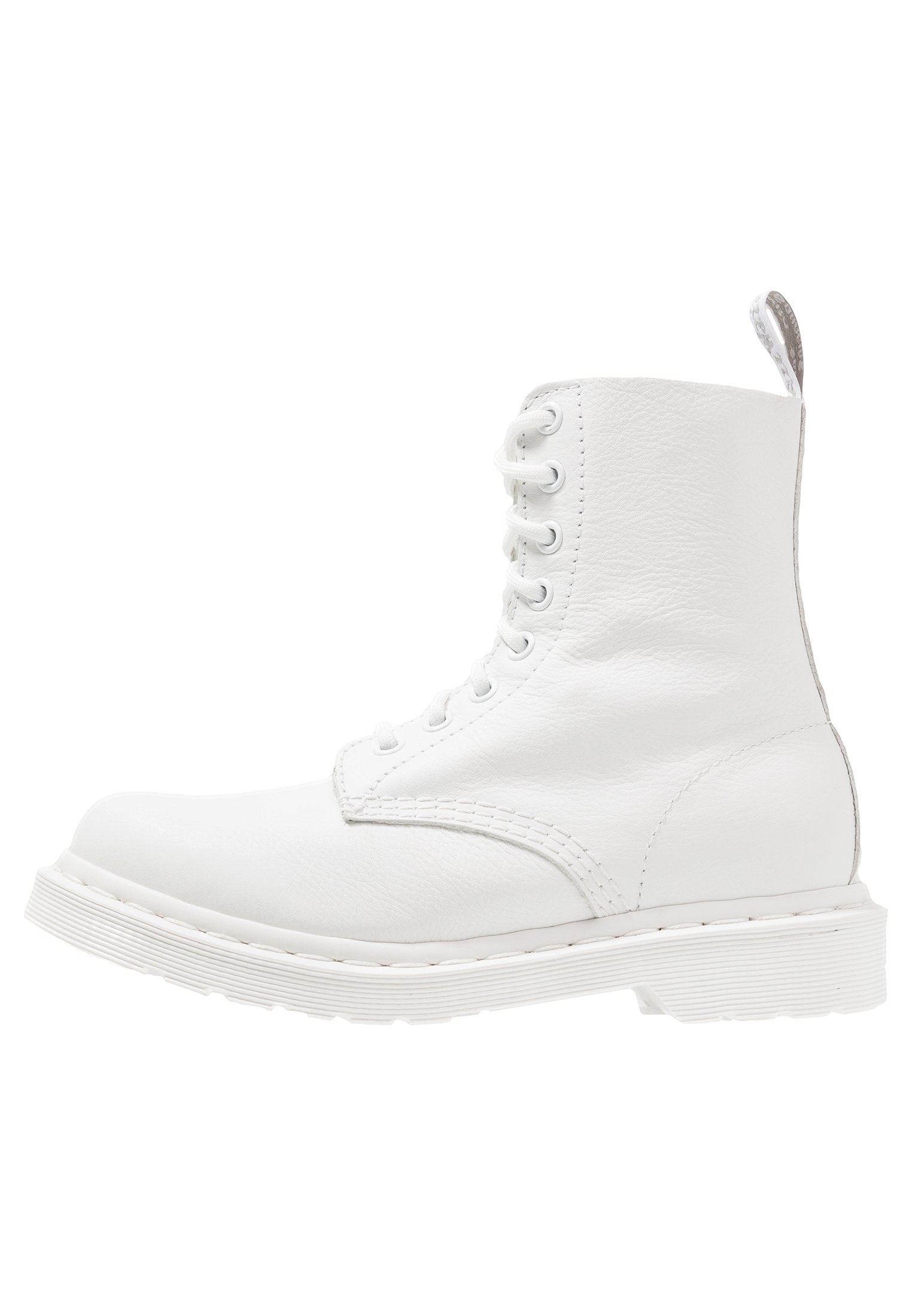 Dr.martens Norge 1460 Pascal Mono 8 Eye Boot Snøre Ankelstøvletter Hvit Virginia