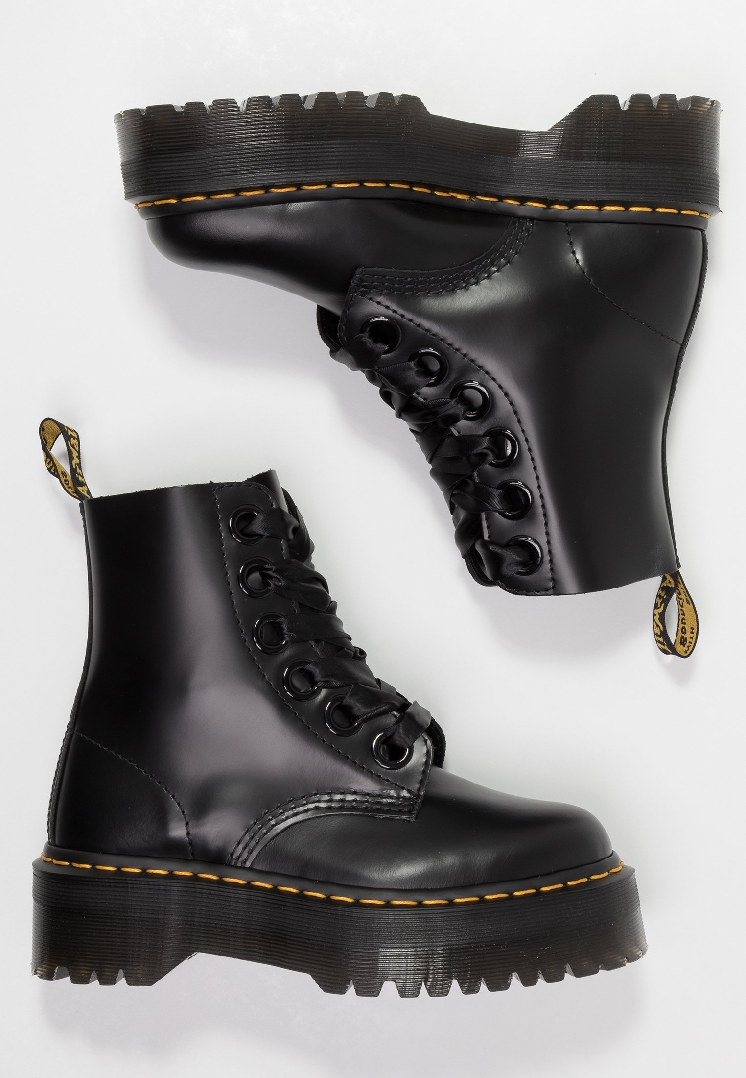Dr. Martens Platform Boot Platform Ankelstøvletter Dr.martens Norge Svart