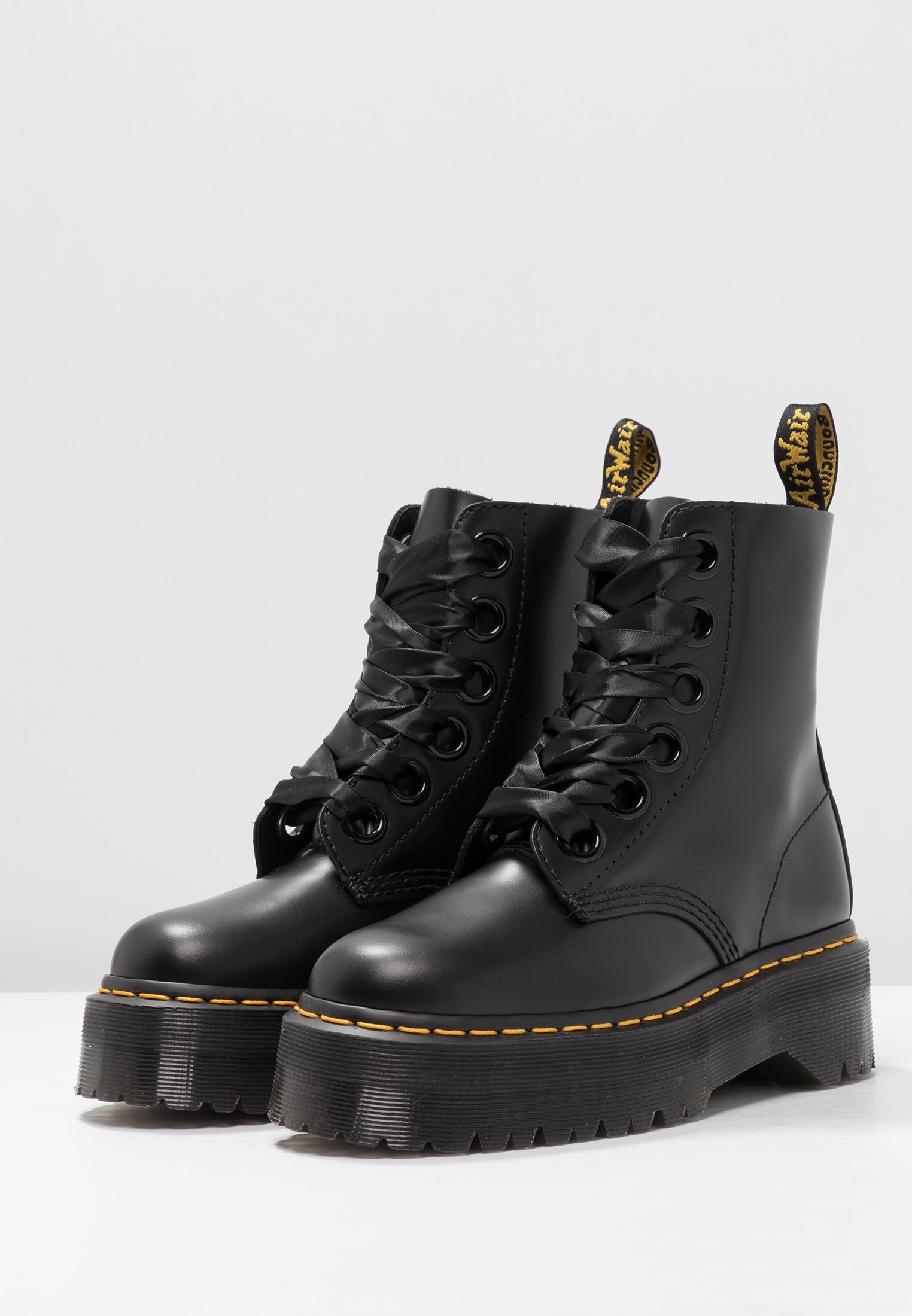 Dr. Martens Platform Boot Platform Ankelstøvletter Dr.martens Norge Svart