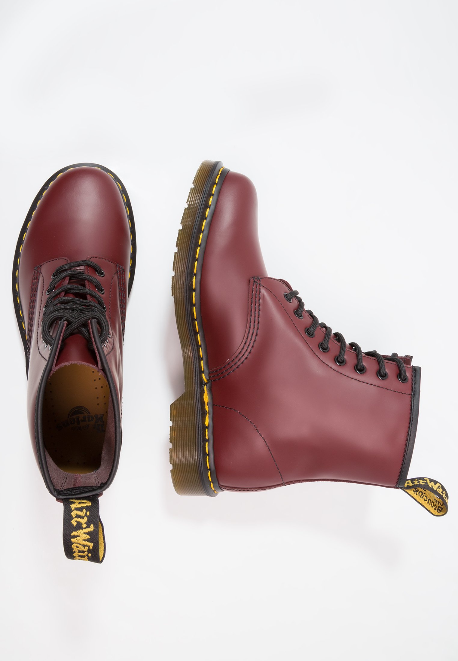 1460 Boot Lace Up Ankel Boots Dr.martens Norge Cherry Red Rouge