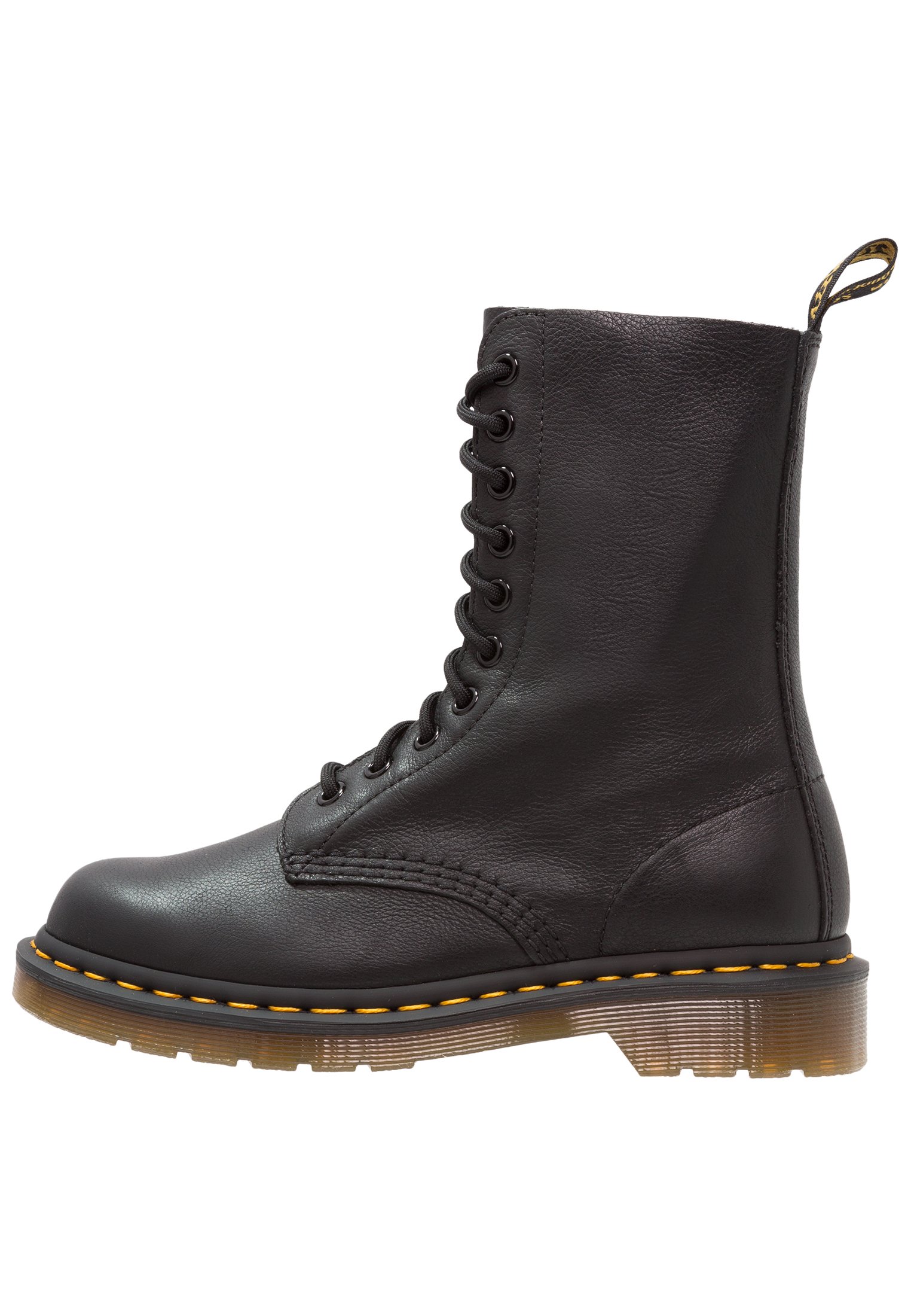 Sorte Dr.martens Norge 1490 10 Eye Virginia Ankelstøvletter Med Snøre