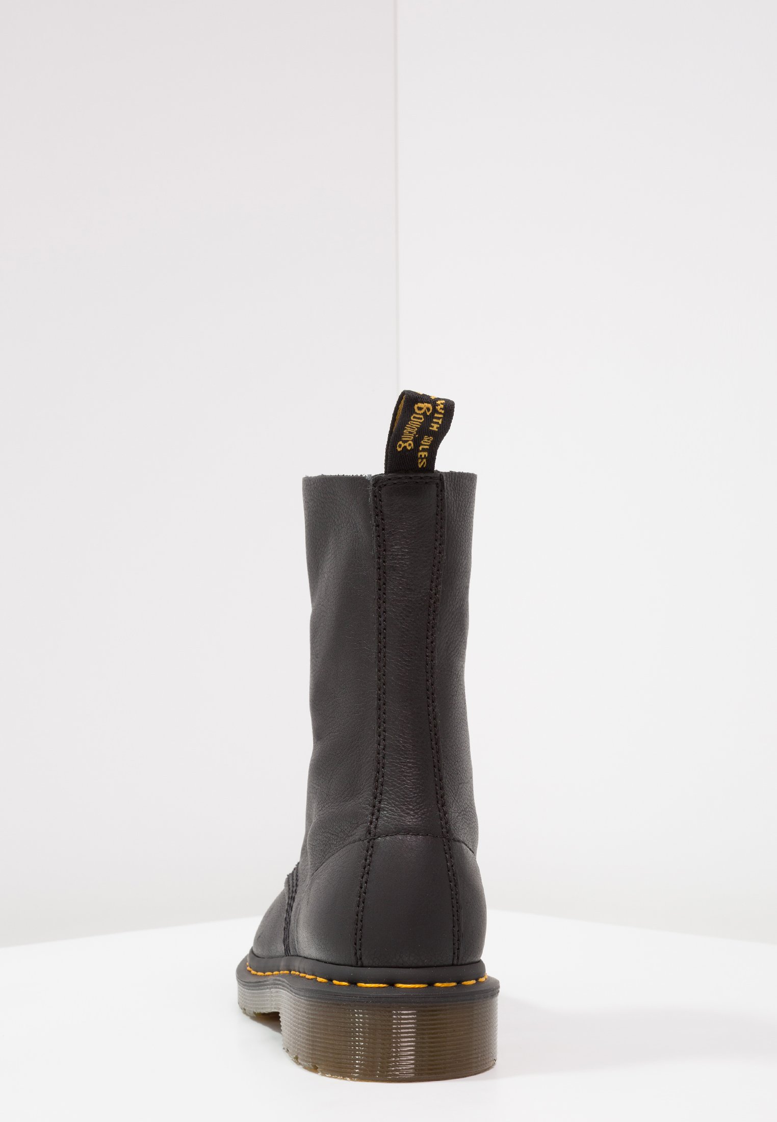 Sorte Dr.martens Norge 1490 10 Eye Virginia Ankelstøvletter Med Snøre