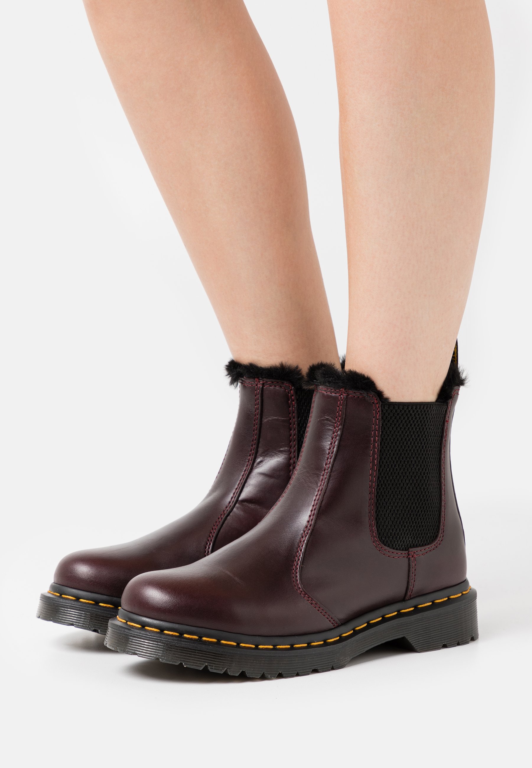 Dr.martens Norge 2976 Leonore Klassiske Ankelstøvletter Oxblood