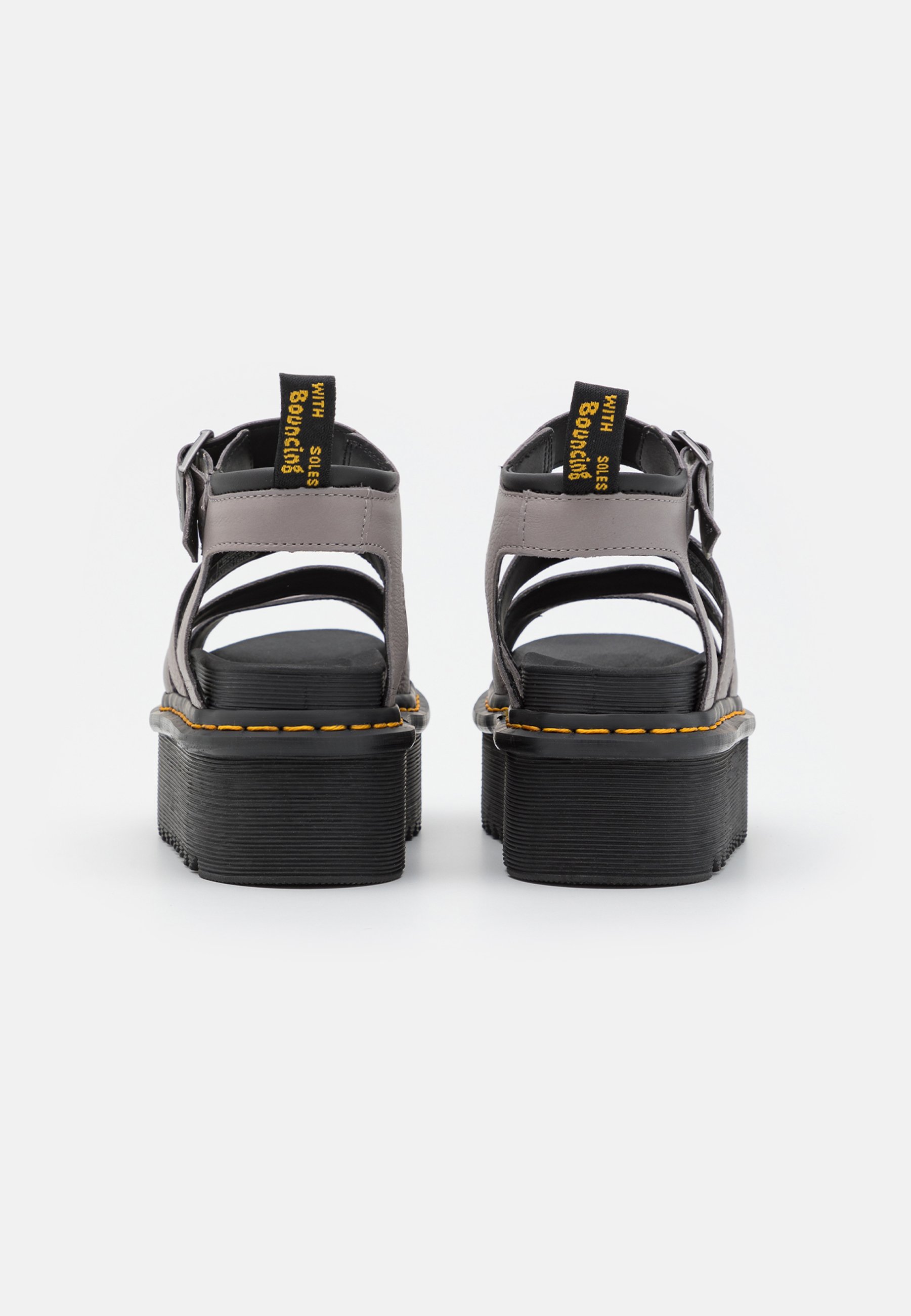 Dr.martens Norge Blaire Quad Platform Sandaler Grå Pisa