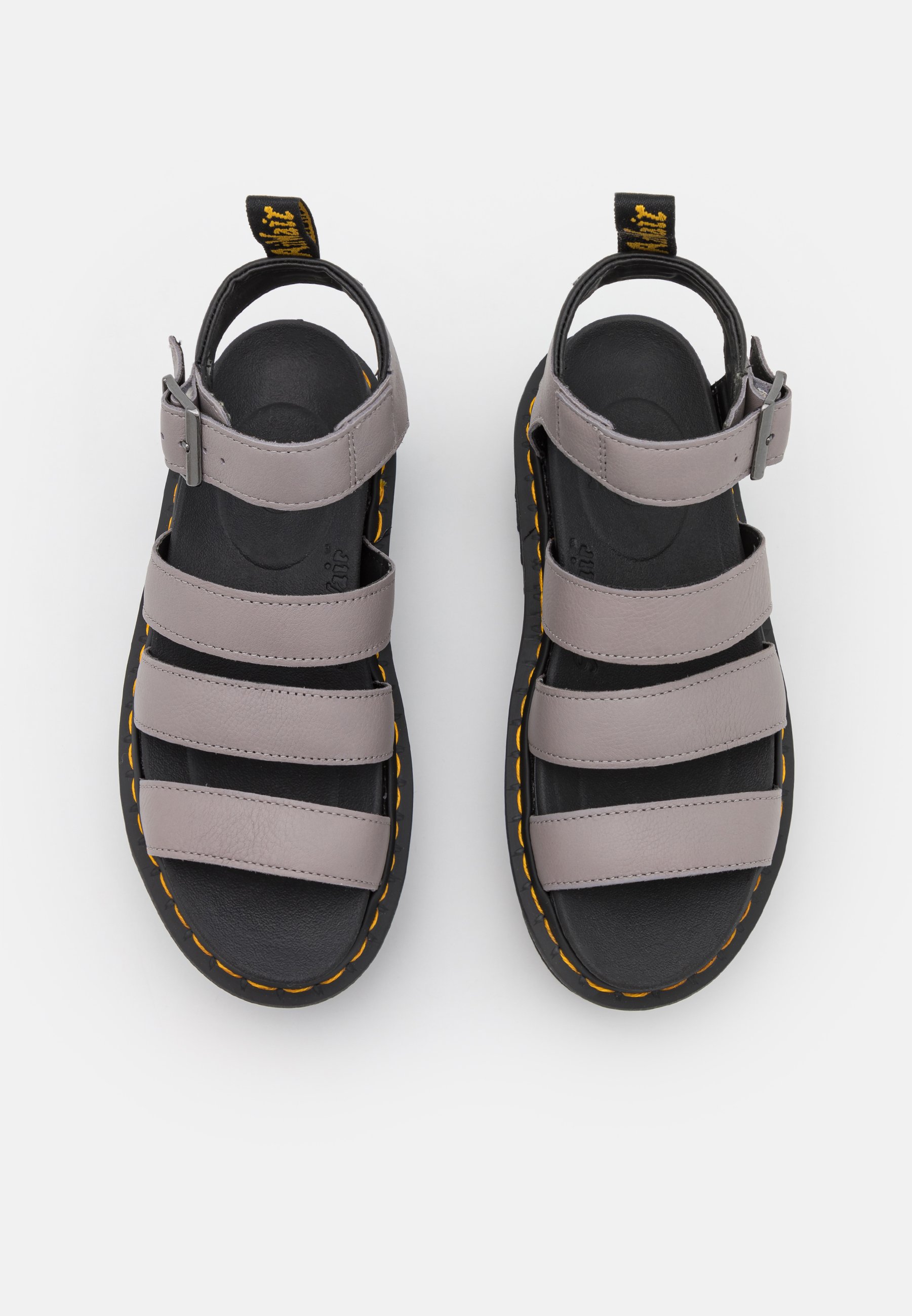 Dr.martens Norge Blaire Quad Platform Sandaler Grå Pisa